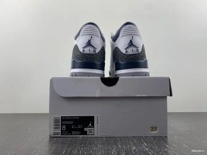 Reps TBK Navy Jordan Air 3 CT8532-140 Midnight 0522